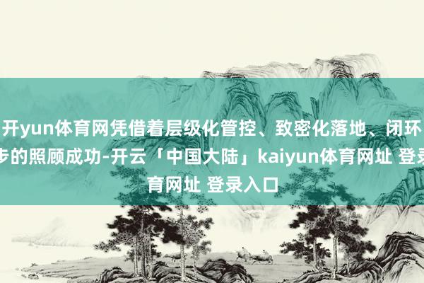 开yun体育网凭借着层级化管控、致密化落地、闭环式进步的照顾成功-开云「中国大陆」kaiyun体育网址 登录入口